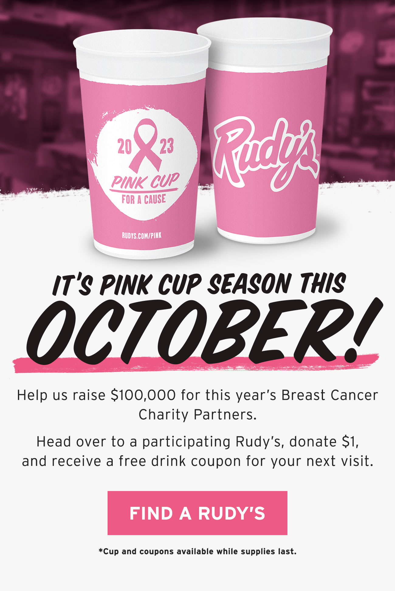 Pink Cup for a Cause